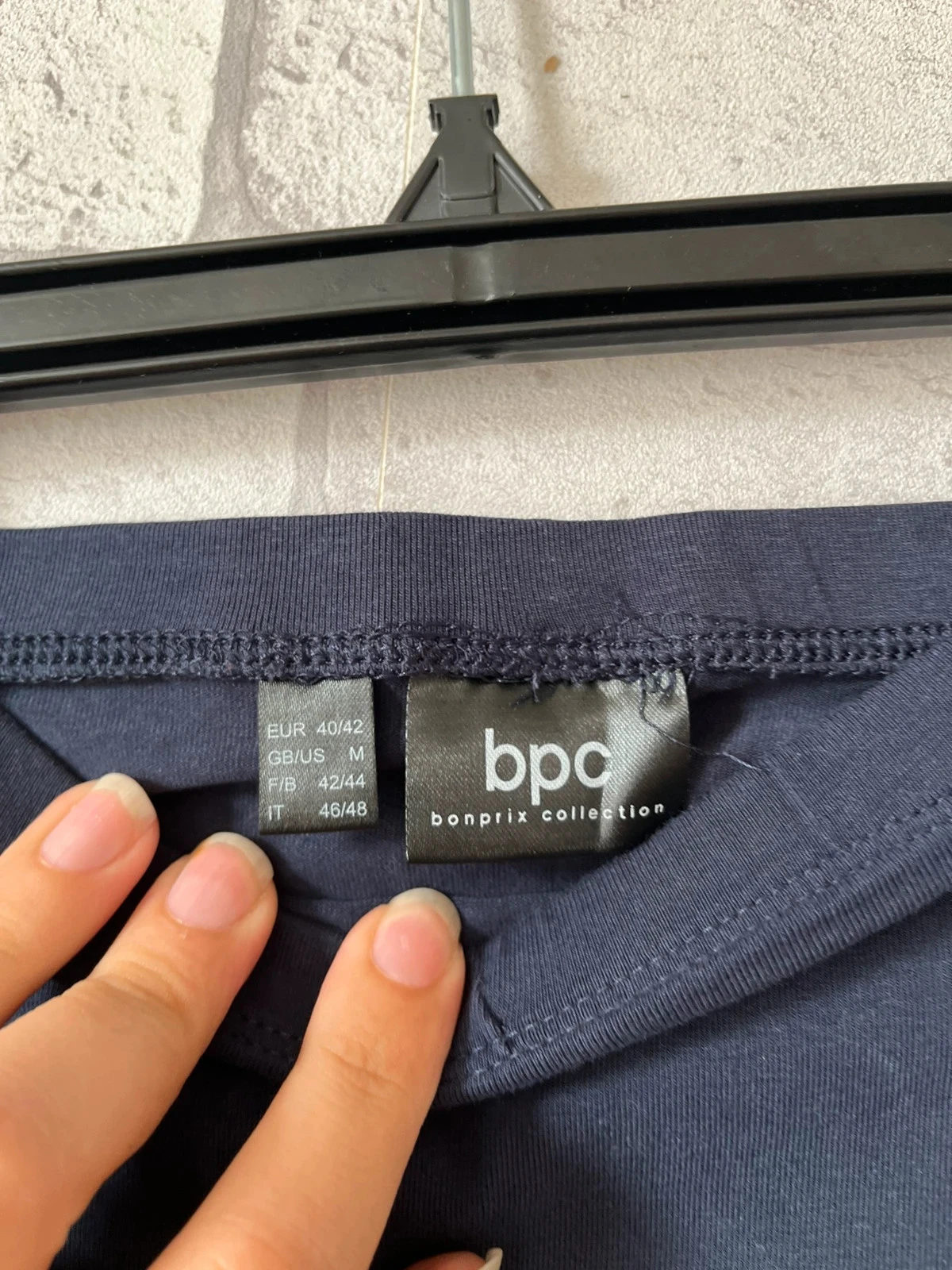 Jupe BPC – Bonprix Collection – Taille 40/42 – Bleu marine – Bon état – photo 2